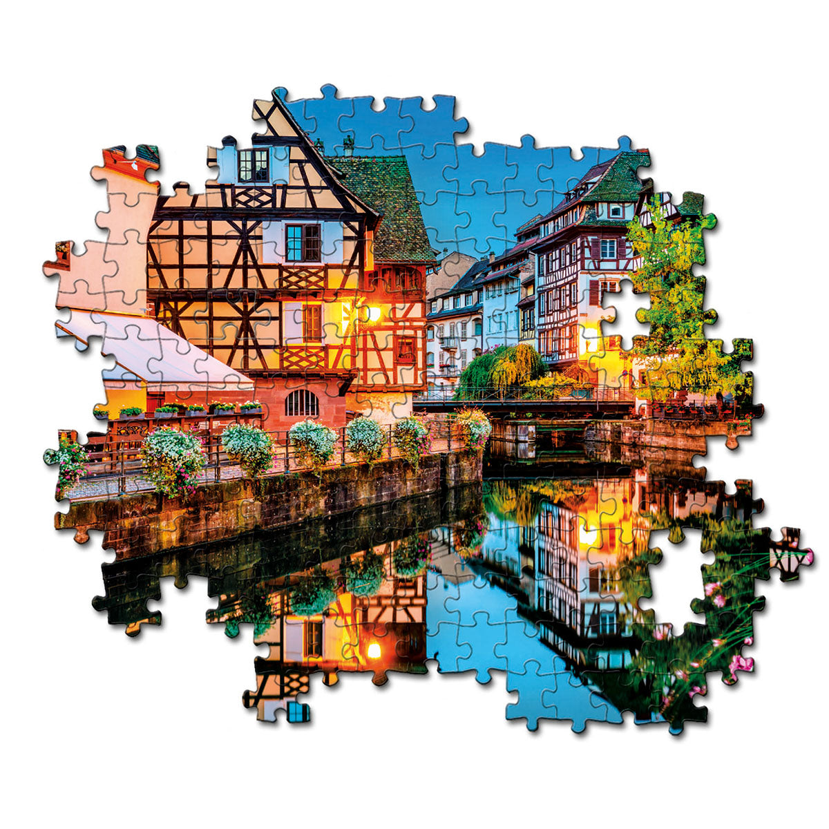PUZZLE STRASSBURG ALTSTADT – 500 TEILE – CLEMENTONI 🔶