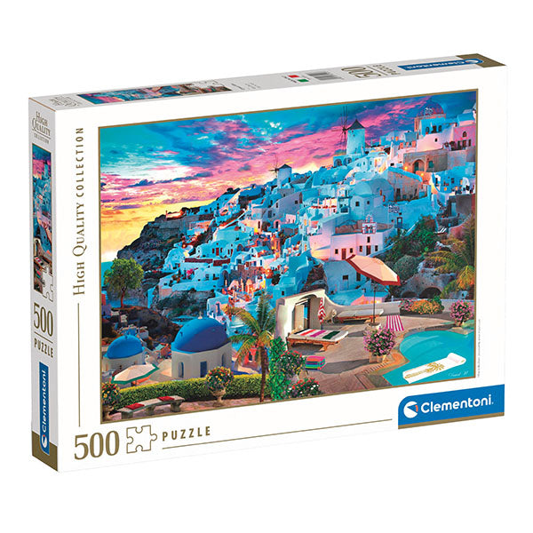 PUZZLE VUE GRÈCE – 500 PIÈCES – CLEMENTONI 🔶