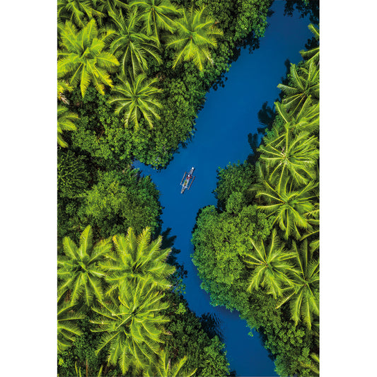 PUZZLE VUE AÉRIENNE TROPICALE – 500 PIÈCES – CLEMENTONI 🔶