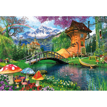 PUZZLE DER ALTE SCHUHSCHRANK – 500 TEILE – CLEMENTONI 🔶