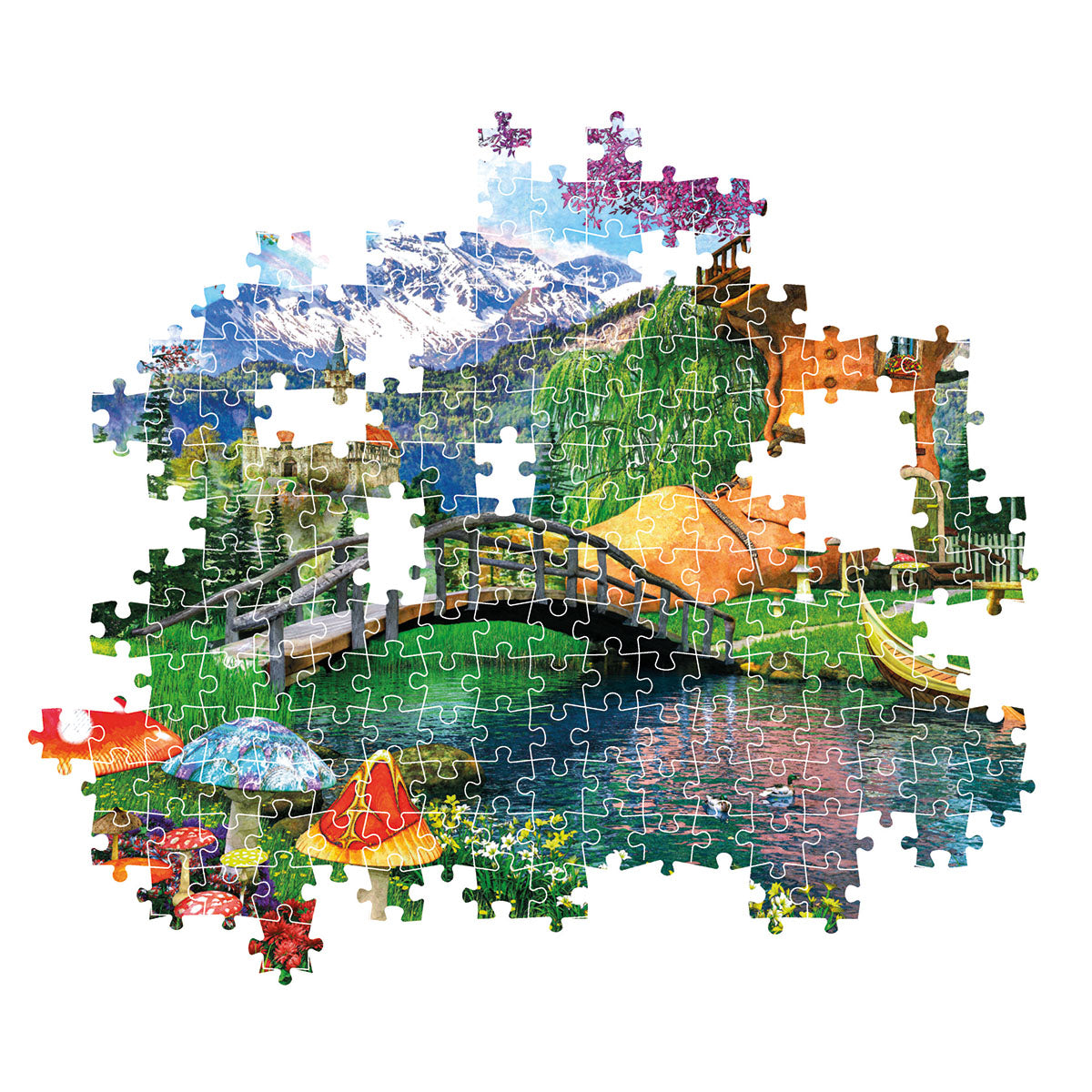 PUZZLE DER ALTE SCHUHSCHRANK – 500 TEILE – CLEMENTONI 🔶