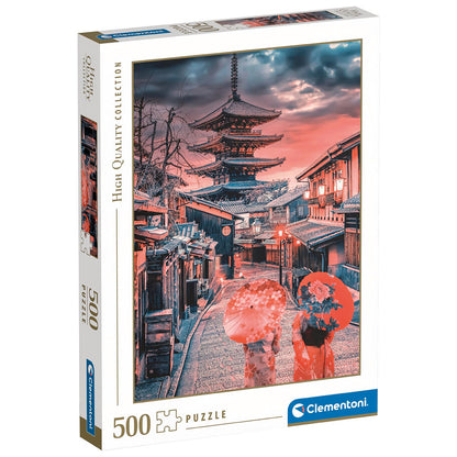 NUIT DE PUZZLE À KYOTO - 500 PIÈCES - CLEMENTONI 🔶