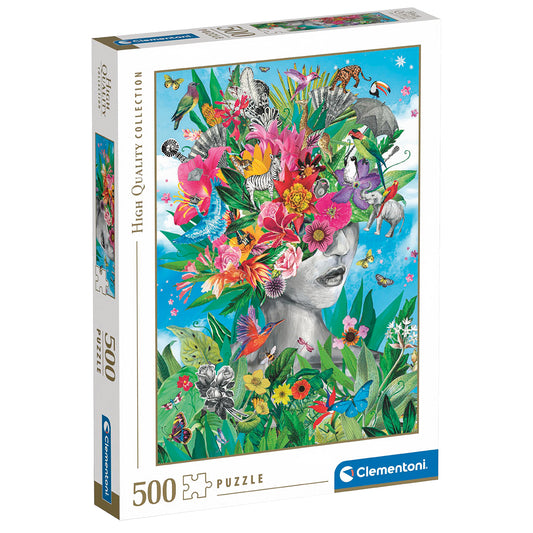 PUZZLE LA JUNGLE – 500 PIÈCES – CLEMENTONI 🔶