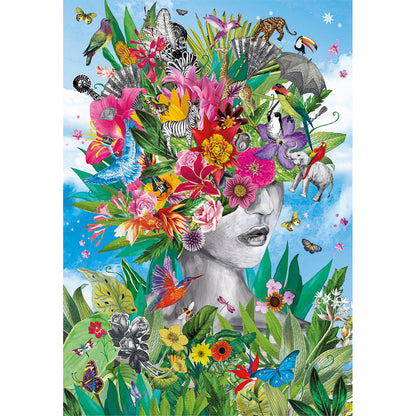 Dschungelkopfpuzzle – 500 Teile – Clementoni 🔶