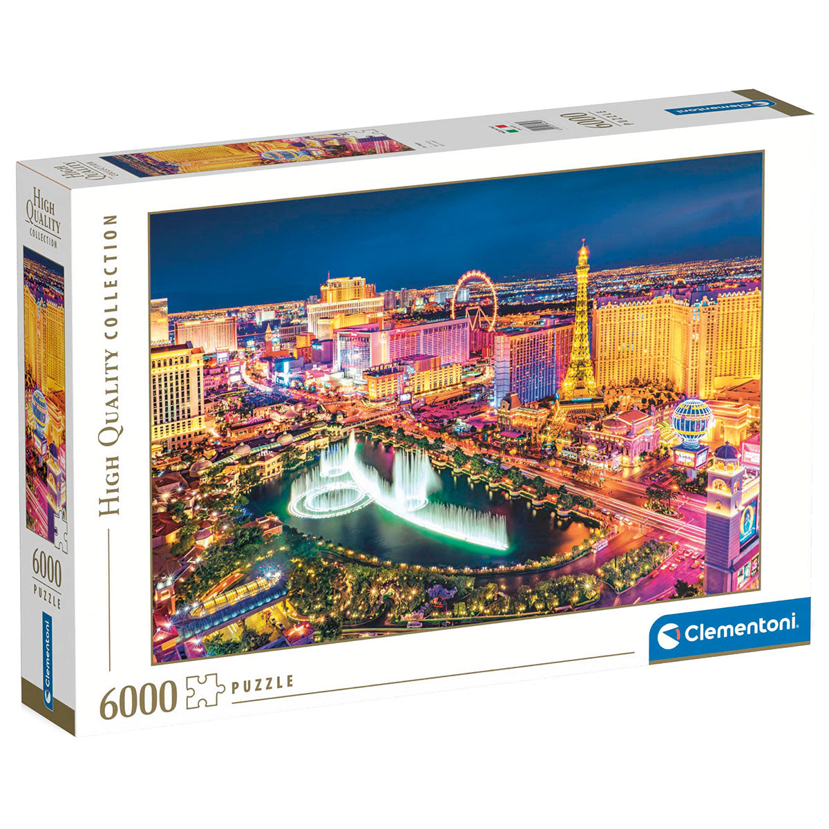 PUZZLE LAS VEGAS – 6000 TEILE – CLEMENTONI 🔶