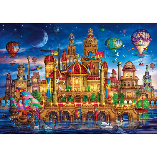 PUZZLE CENTRE – 6000 PIÈCES – CLEMENTONI 🔶