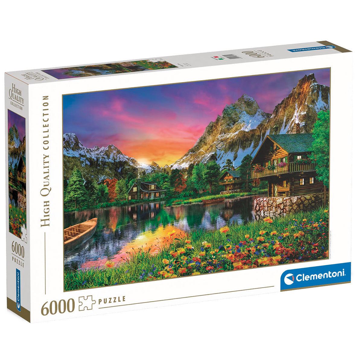 PUZZLE LAC ALPIN – 6000 PIÈCES – CLEMENTONI 🔶