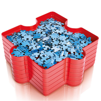TRIEUR DE PUZZLE – 6 PIÈCES DE 19 × 19 CM CHACUNE – CLEMENTONI 🔶