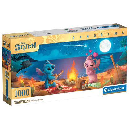 PANORAMA PUZZLE STITCH – 1000 PIÈCES – CLEMENTONI 🔶