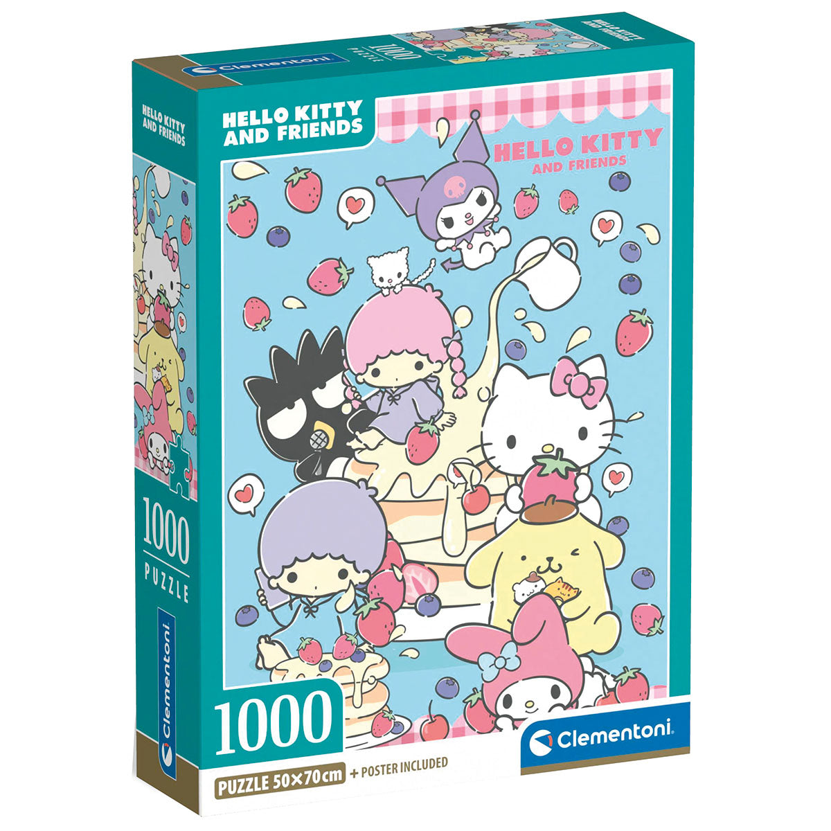 PUZZLE HELLO KITTY 1000 PIÈCES – CLEMENTONI
