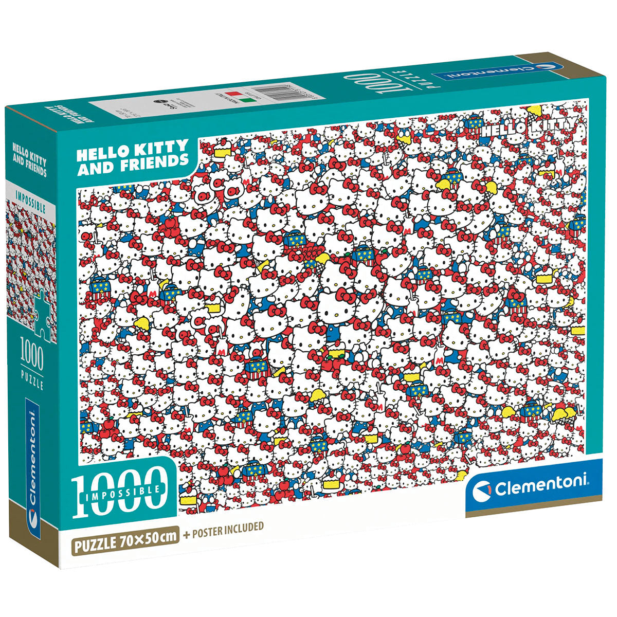 PUZZLE HELLO KITTY 1000 PIÈCES – CLEMENTONI