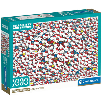 PUZZLE HELLO KITTY 1000 PIÈCES – CLEMENTONI