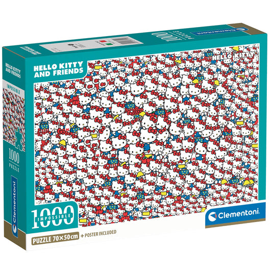 PUZZLE HELLO KITTY 1000 PIÈCES – CLEMENTONI