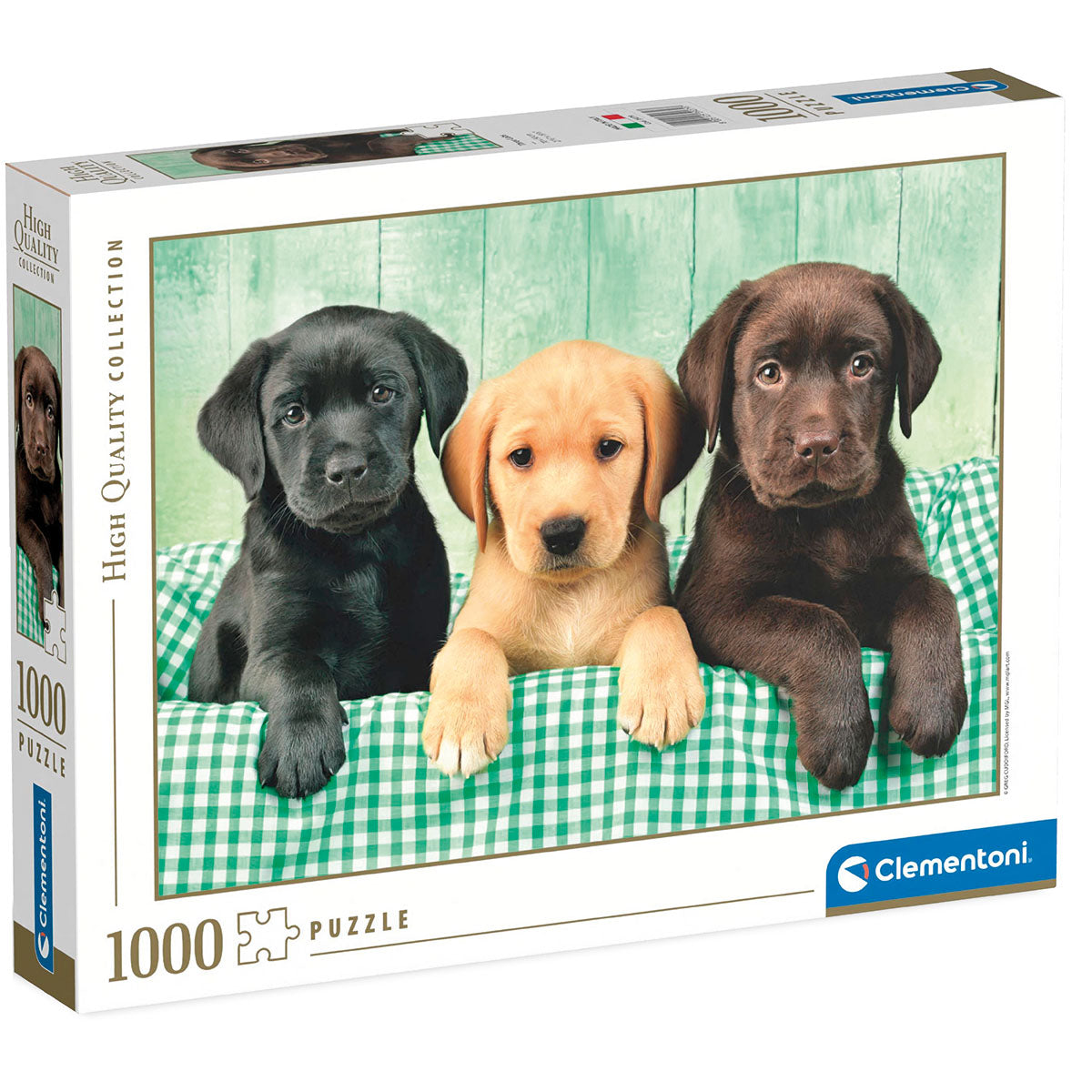 PUZZLE 3 LABRADOR – 1000 PIÈCES – CLEMENTONI 🔶
