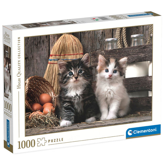 PUZZLE CHATON – 1000 PIÈCES – CLEMENTONI 🔶