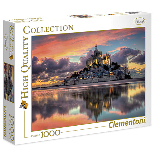 PUZZLE MONT SAINT-MICHEL – 1000 PIÈCES – CLEMENTONI 🔶