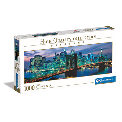 PANORAMA PUZZLE NEW YORK PONT DE BROOKLYN – 1000 PIÈCES – CLEMENTONI 🔶