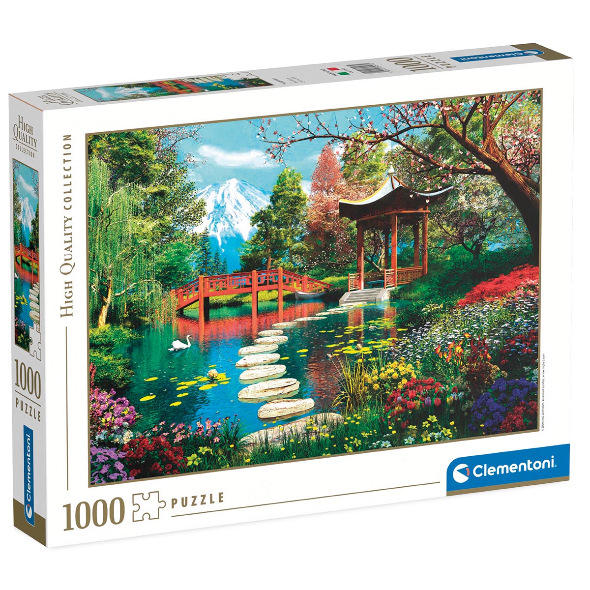 PUZZLE JARDINS DE FUJI – 1000 PIÈCES – CLEMENTONI 🔶