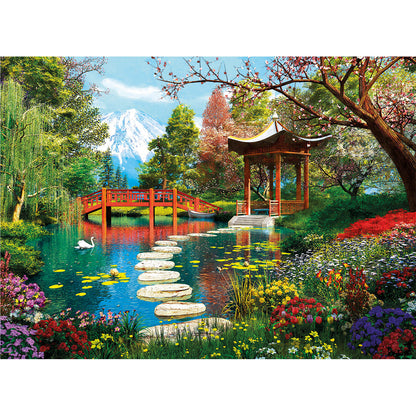PUZZLE JARDINS DE FUJI – 1000 PIÈCES – CLEMENTONI 🔶