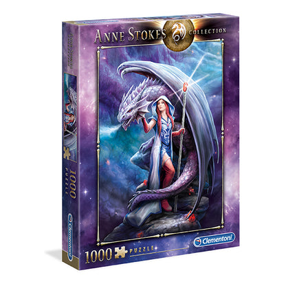 PUZZLE ANNE STOKES – DRAGONS – 1000 PIÈCES – CLEMENTONI 🔶