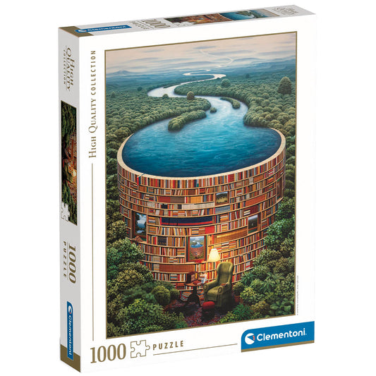 PUZZLE BIBLIO LADY – 1000 PIÈCES – CLEMENTONI 🔶