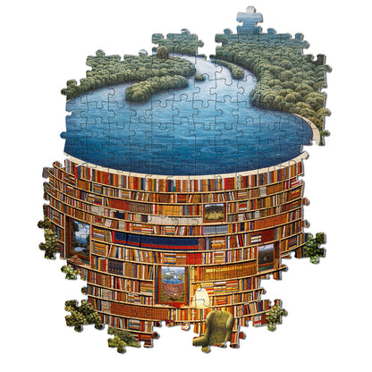 PUZZLE BIBLIO LADY – 1000 PIÈCES – CLEMENTONI 🔶