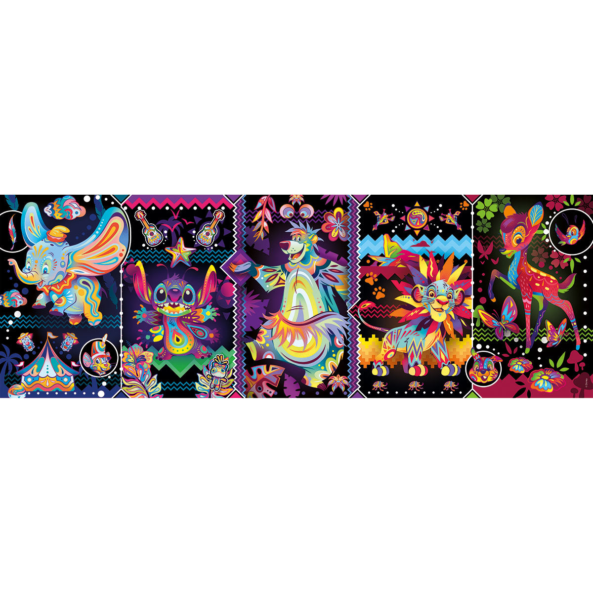 PANORAMA PUZZLE DISNEY JOYS – 1000 PIÈCES – CLEMENTONI 🔶
