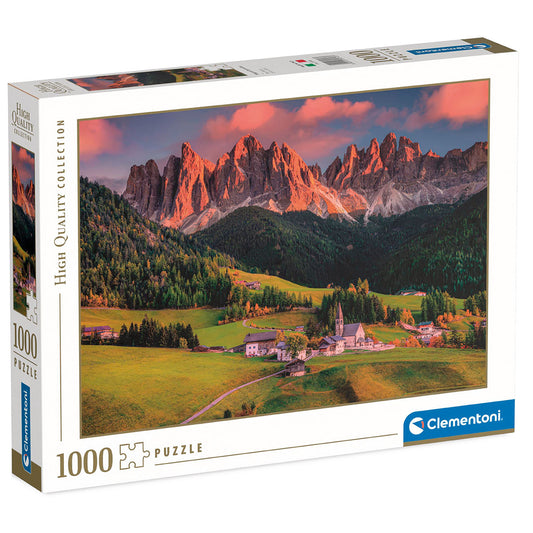 PUZZLE DOLOMITES MAGIQUES – 1000 PIÈCES – CLEMENTONI 🔶