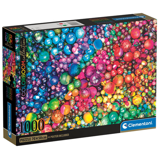 PUZZLE BILLES COLORBOOM – 1000 PIÈCES – CLEMENTONI 🔶