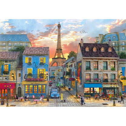 PUZZLE RUES DE PARIS – 1000 PIÈCES – CLEMENTONI 🔶