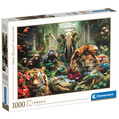 PUZZLE MYSTIQUE DE LA JUNGLE – 1000 PIÈCES – CLEMENTONI 🔶