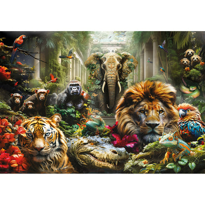 PUZZLE MYSTIQUE DE LA JUNGLE – 1000 PIÈCES – CLEMENTONI 🔶
