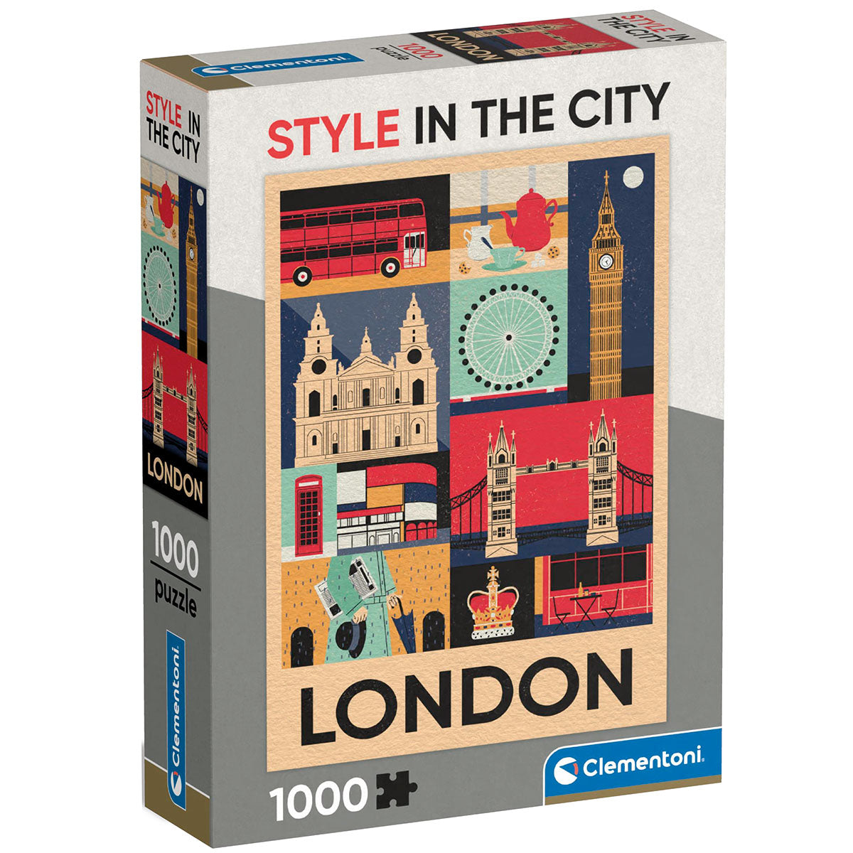 PUZZLE LONDRES – 1000 PIÈCES – CLEMENTONI 🔶