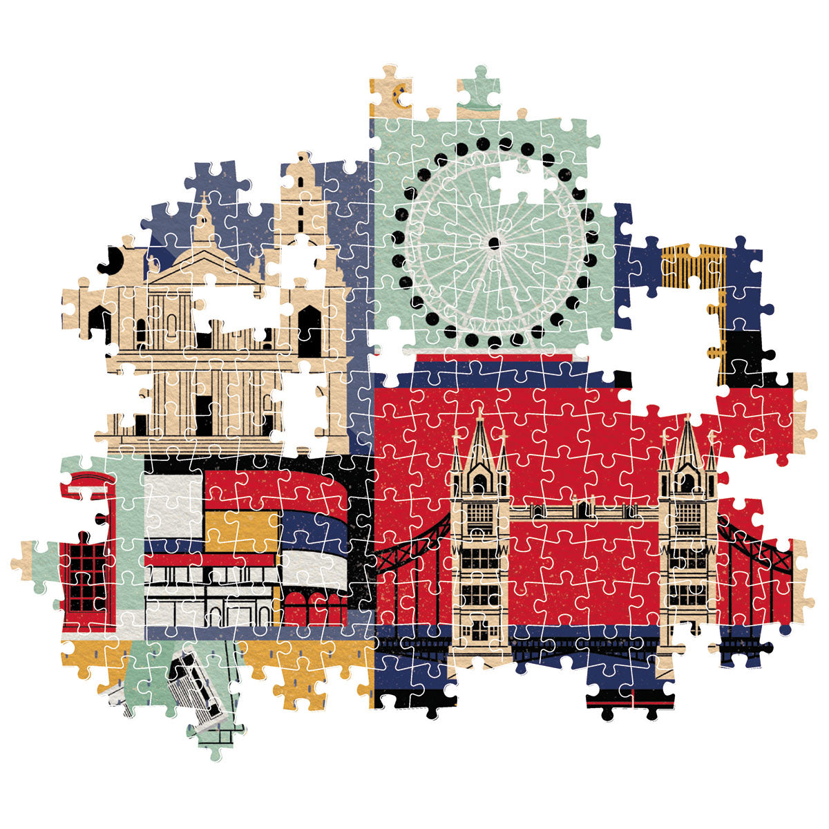 PUZZLE LONDRES – 1000 PIÈCES – CLEMENTONI 🔶