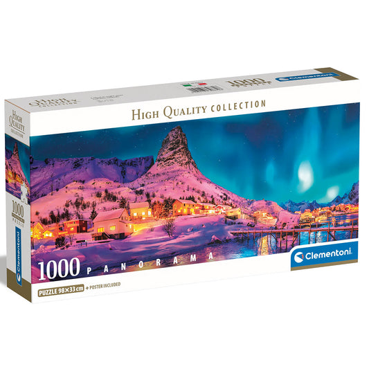 PUZZLE PANORAMIQUE ÎLES LOFOTEN – 1000 PIÈCES – CLEMENTONI 🔶