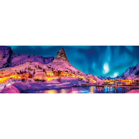 PUZZLE PANORAMIQUE ÎLES LOFOTEN – 1000 PIÈCES – CLEMENTONI 🔶