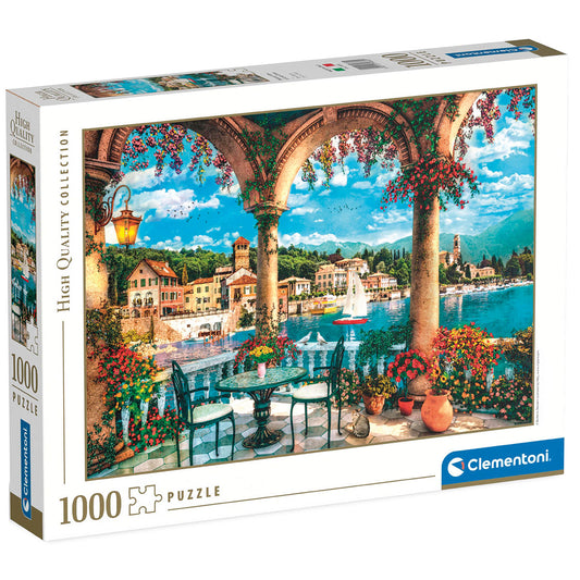 PUZZLE LAC DE CÔME – 1000 PIÈCES – CLEMENTONI 🔶