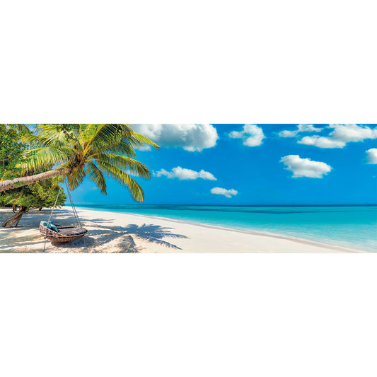 PUZZLE PANORAMIQUE MER ET PLAGE – 1000 PIÈCES – CLEMENTONI 🔶
