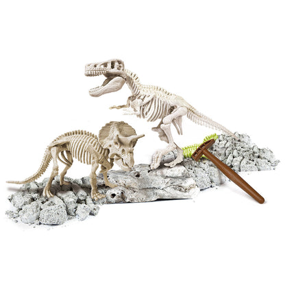ARCHEO T-REX & TRICERATOPS FLUORESZIEREND – CLEMENTONI - FRA 🇫🇷 🔶