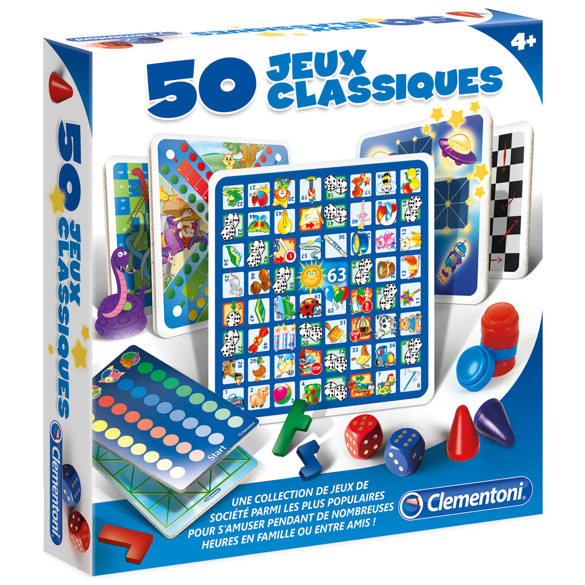 50 JEUX CLASSIQUES – CLEMENTONI – FRA
