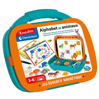 MAGNETISCHE BUCHSTABEN- UND TIERBOX – CLEMENTONI - FRA 🇫🇷 🔶
