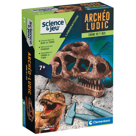 ARCHEO LUDIC – T-REX SCHÄDEL – CLEMENTONI - FRA 🇫🇷 🔶