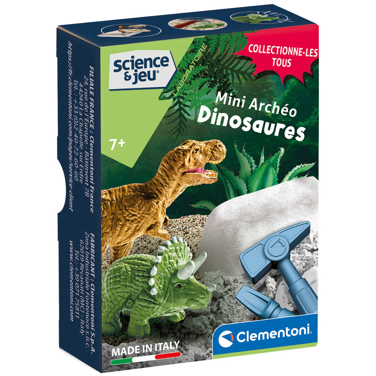MINI SET ARCHÉO & DINOSAURES – CLEMENTONI - FRA 🇫🇷 🔶