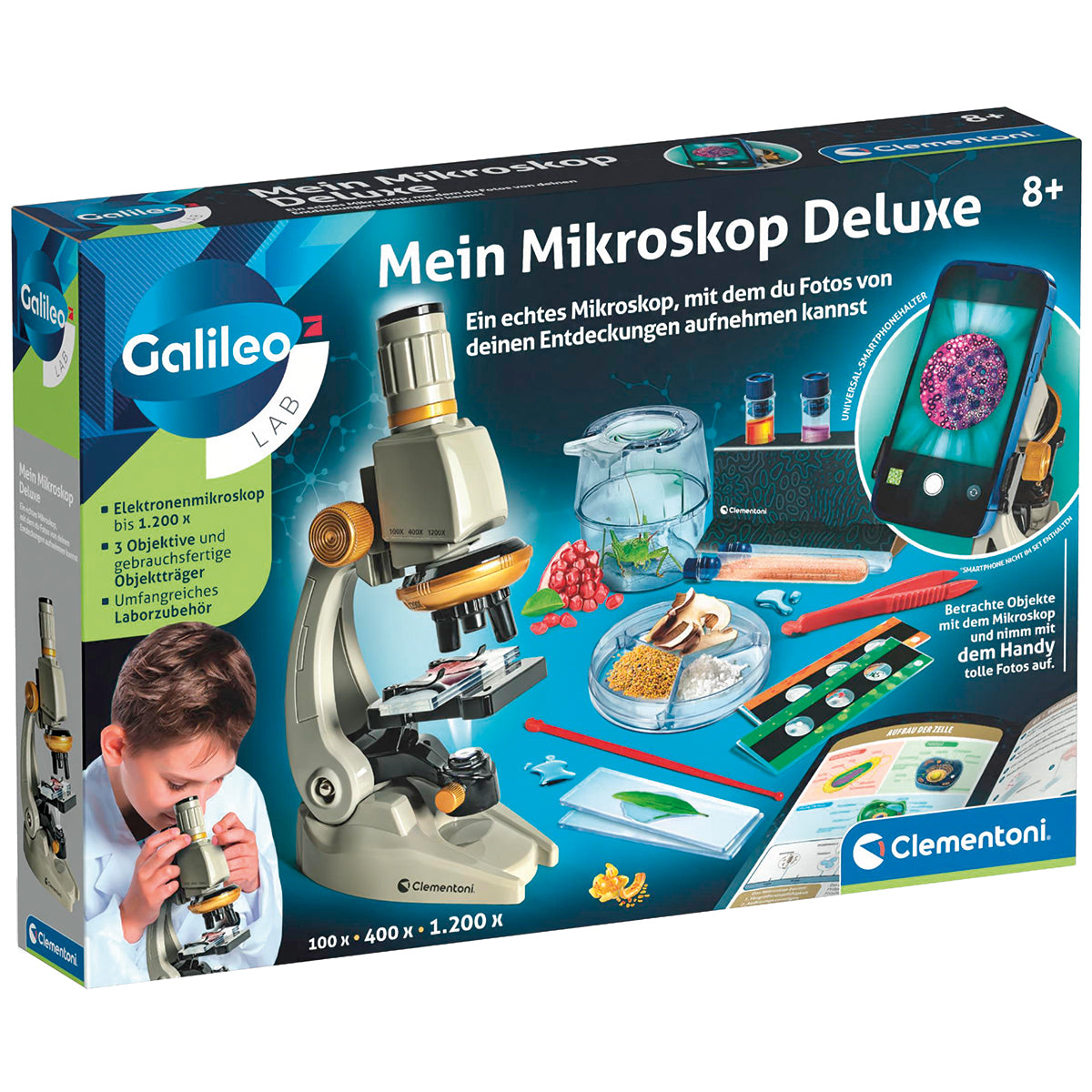 MON MICROSCOPE DELUXE – CLEMENTONI - DEU 🇩🇪 🔶