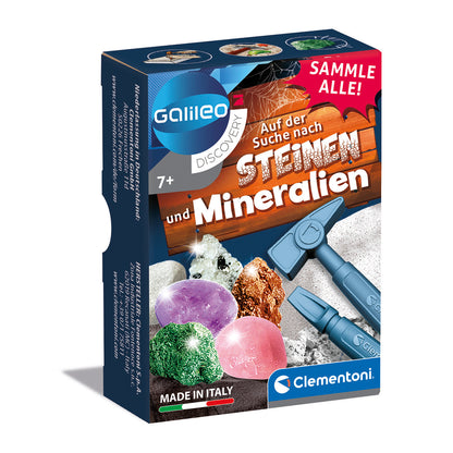 MINI SET – À LA RECHERCHE DE PIERRES ET MINÉRAUX – CLEMENTONI - DEU 🇩🇪 🔶