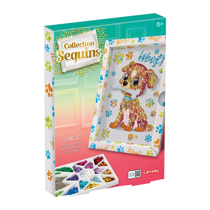 HUND MIT PAILLETTEN