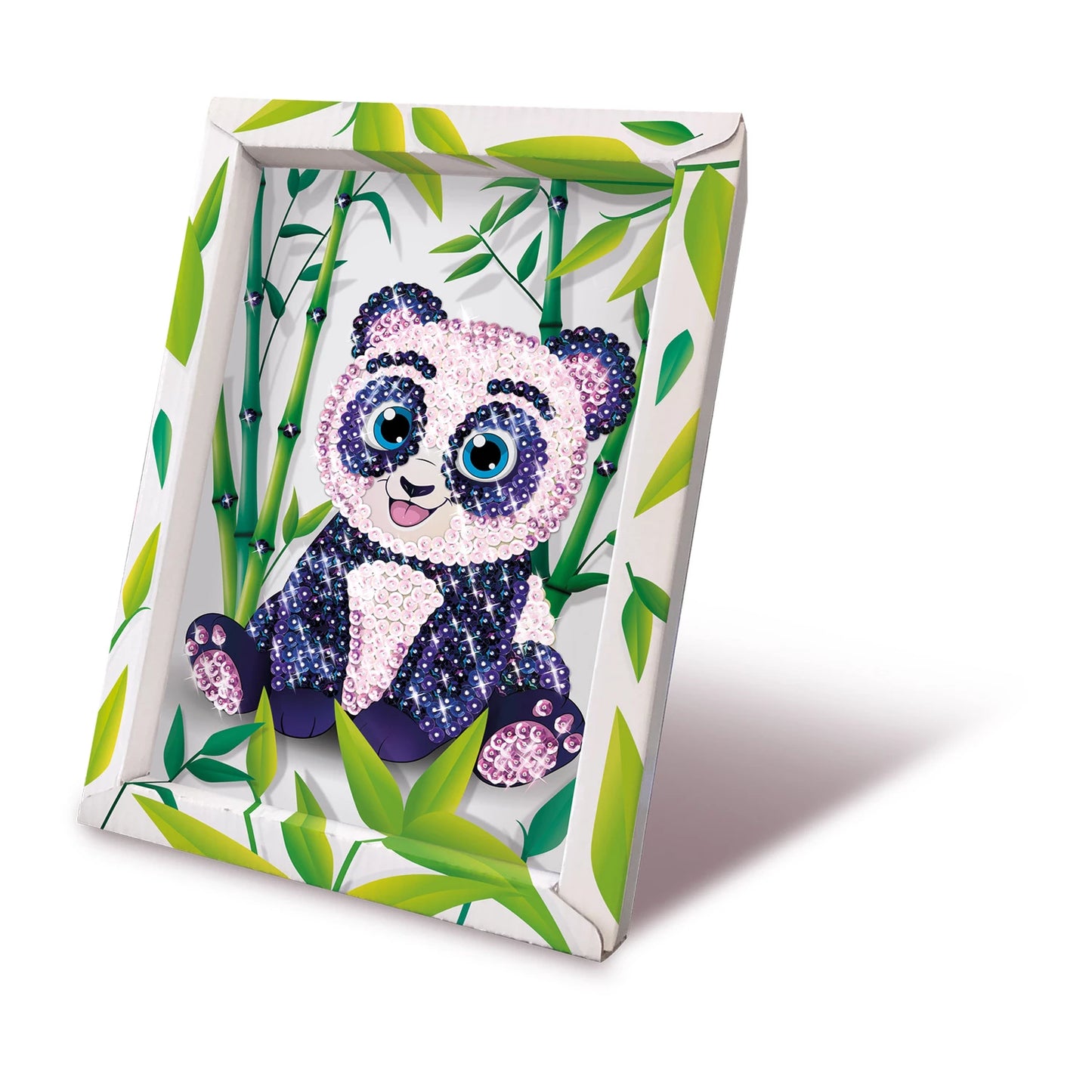 PANDA MIT KUNSTPAILLETTEN