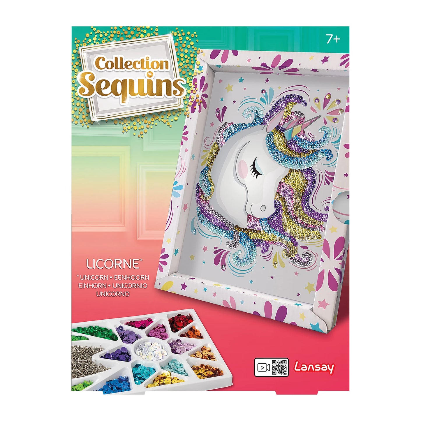 EINHORN MIT PAILLETTEN