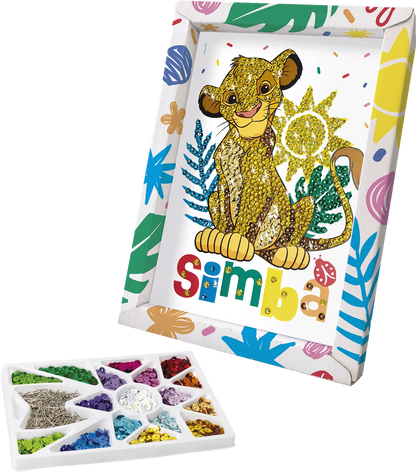 Pailletten-Kunst SIMBA