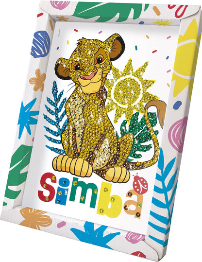 Pailletten-Kunst SIMBA